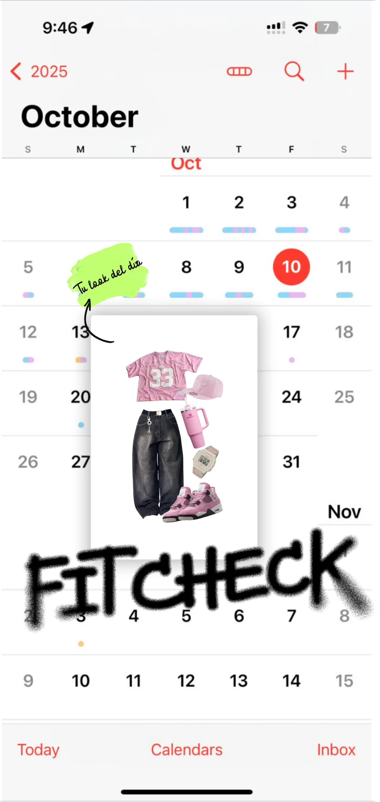 Pantalla de la app GetReady